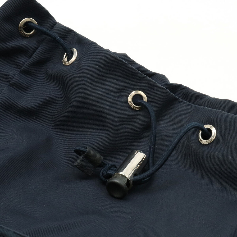 Prada Backpack Rucksack Daypack Canvas Navy Blue - Picture 8 of 8
